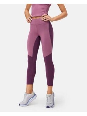 Outdoor Voices Two-Tone Pink and Plum/Magenta Leggings